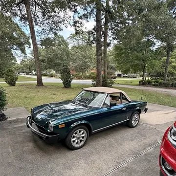 1980 Fiat 124 Spider Classica Convertible