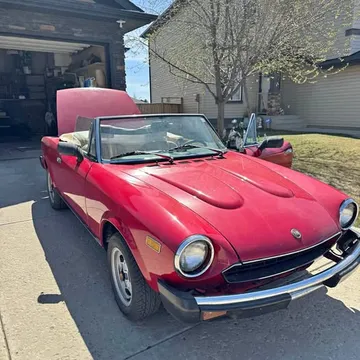 1980 Fiat 124 Spider Convertible