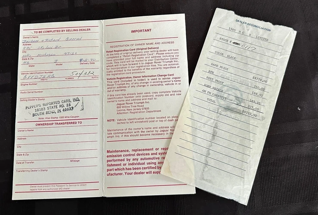 1980 MG MGB - Image 20 of 20