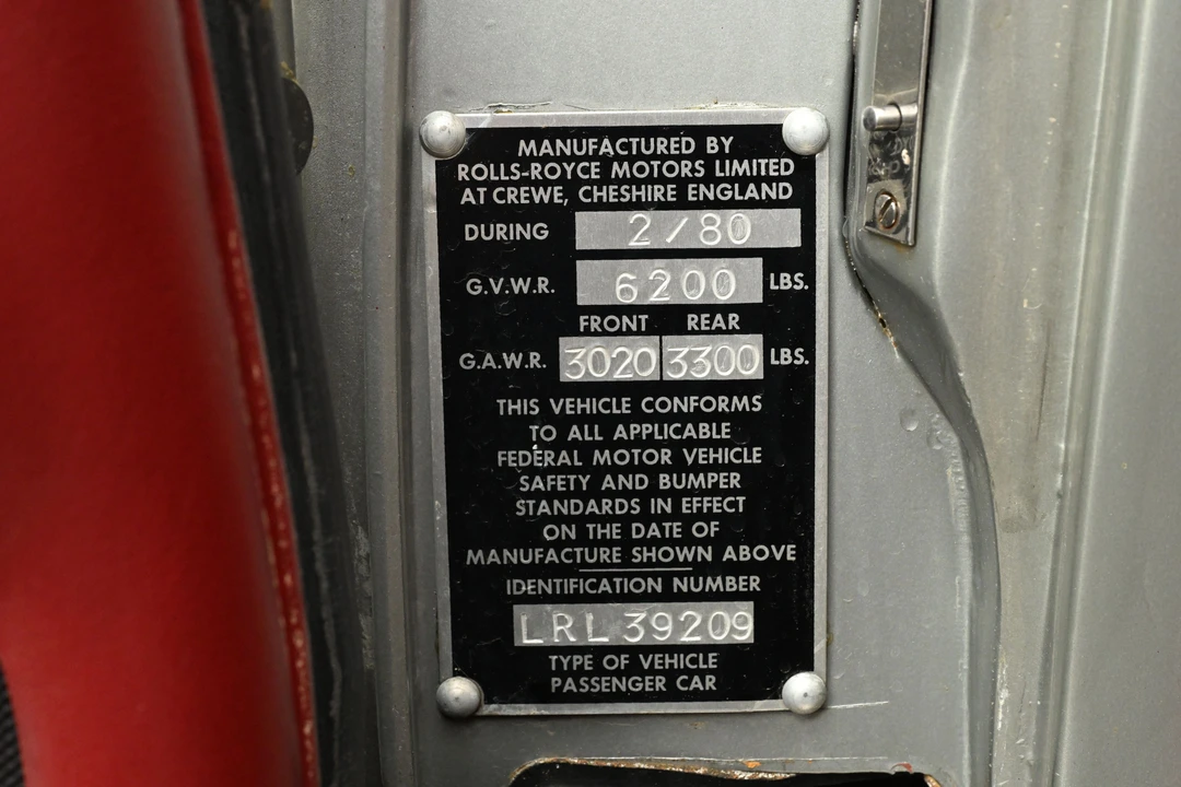 1980 Rolls-Royce Silver Wraith II - Image 31 of 31