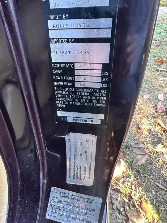 1980 Rolls-Royce Silver Wraith II - Image 2 of 8