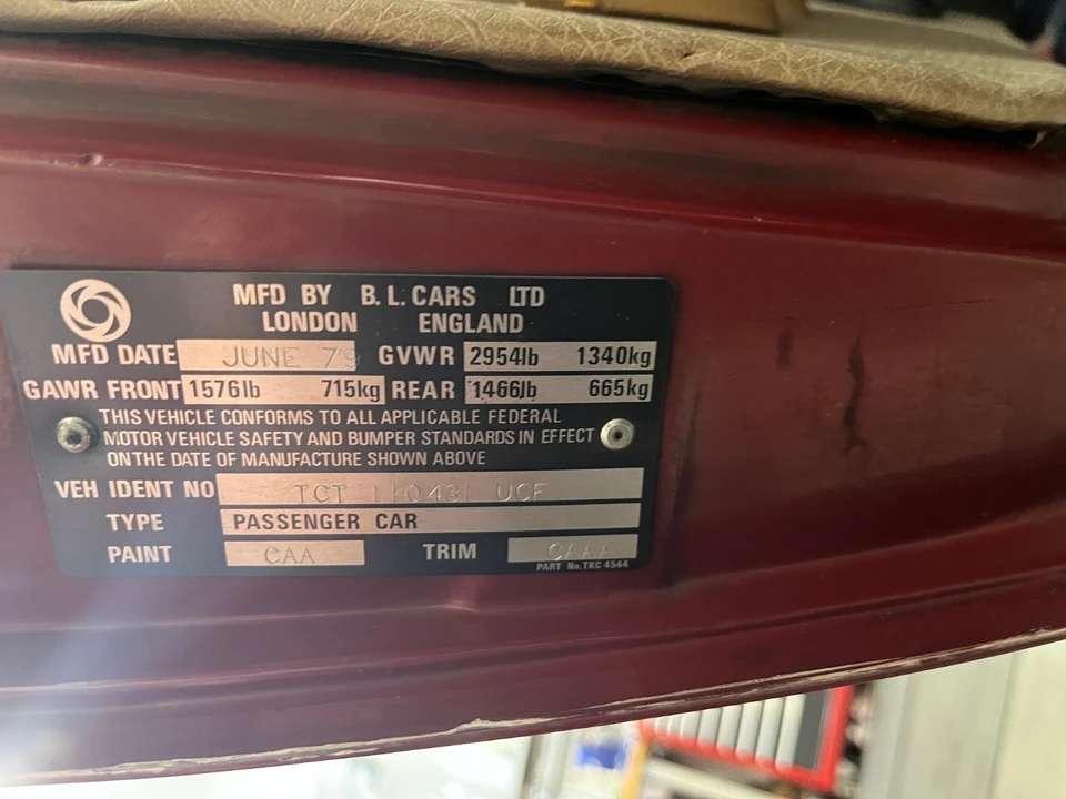 1980 Triumph TR7 - Image 2 of 16