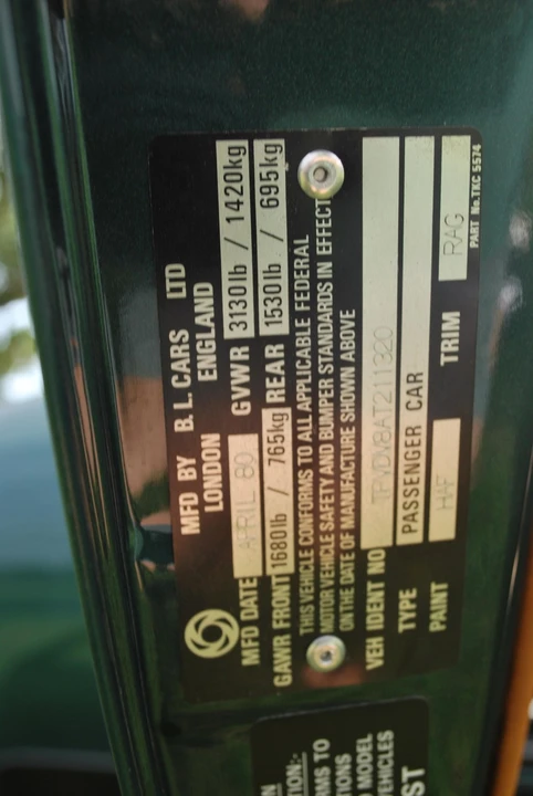 1980 Triumph TR8 - Image 28 of 31