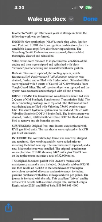 1980 Triumph TR8 - Image 6 of 8