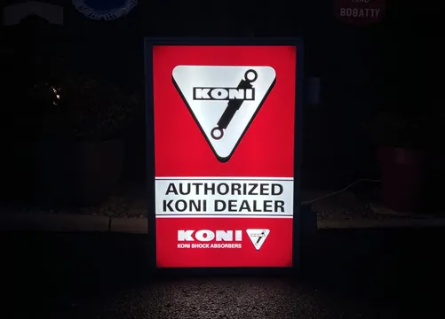 Koni Suspension Illuminated Dealer Sign