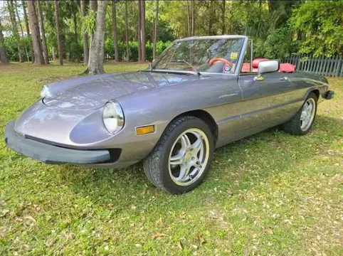 1981 Alfa Romeo Spider Veloce Convertible 2D