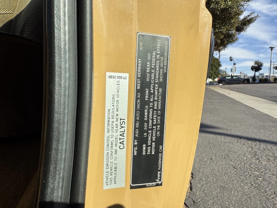 1981 Audi B2 80 & 90 & 4000 - Image 15 of 21