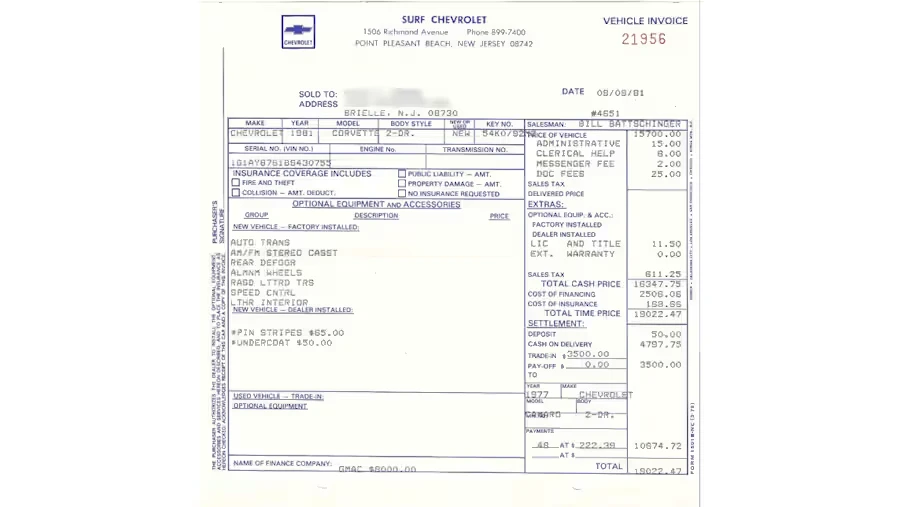 1981 Chevrolet Corvette C3 - Image 25 of 25