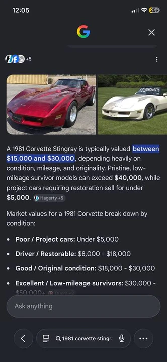 1981 Chevrolet Corvette C3 - Image 11 of 11