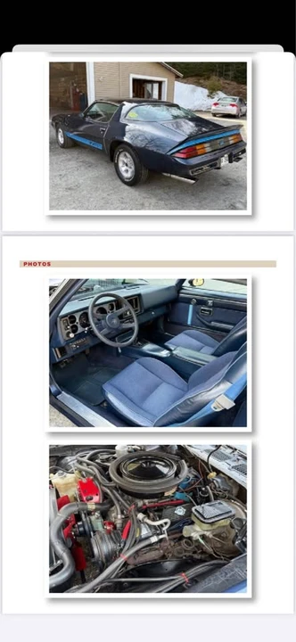 1981 Chevrolet Camaro 2nd Gen - Image 2 of 2
