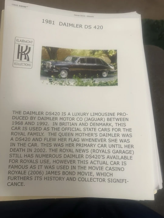1981 Daimler - Image 15 of 21