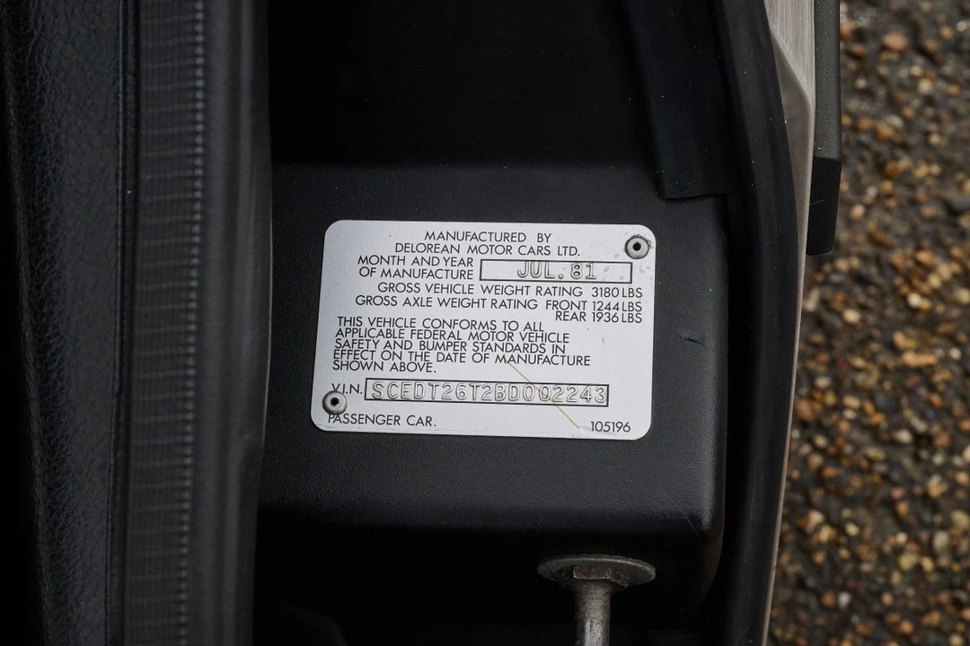 1981 DeLorean DMC-12 - Image 18 of 30