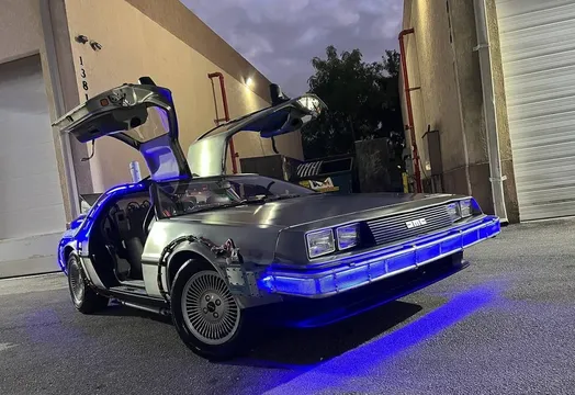 1981 DeLorean DMC-12 Back to the Future Time Machine Signed By Christopher Lloyd