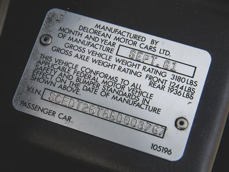 1981 DeLorean DMC-12 - Image 20 of 22