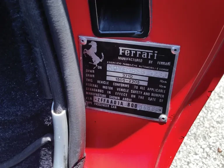 1981 Ferrari 308 GTB - Image 13 of 19