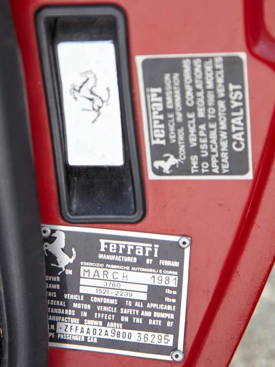 1981 Ferrari 308 GTS - Image 6 of 20