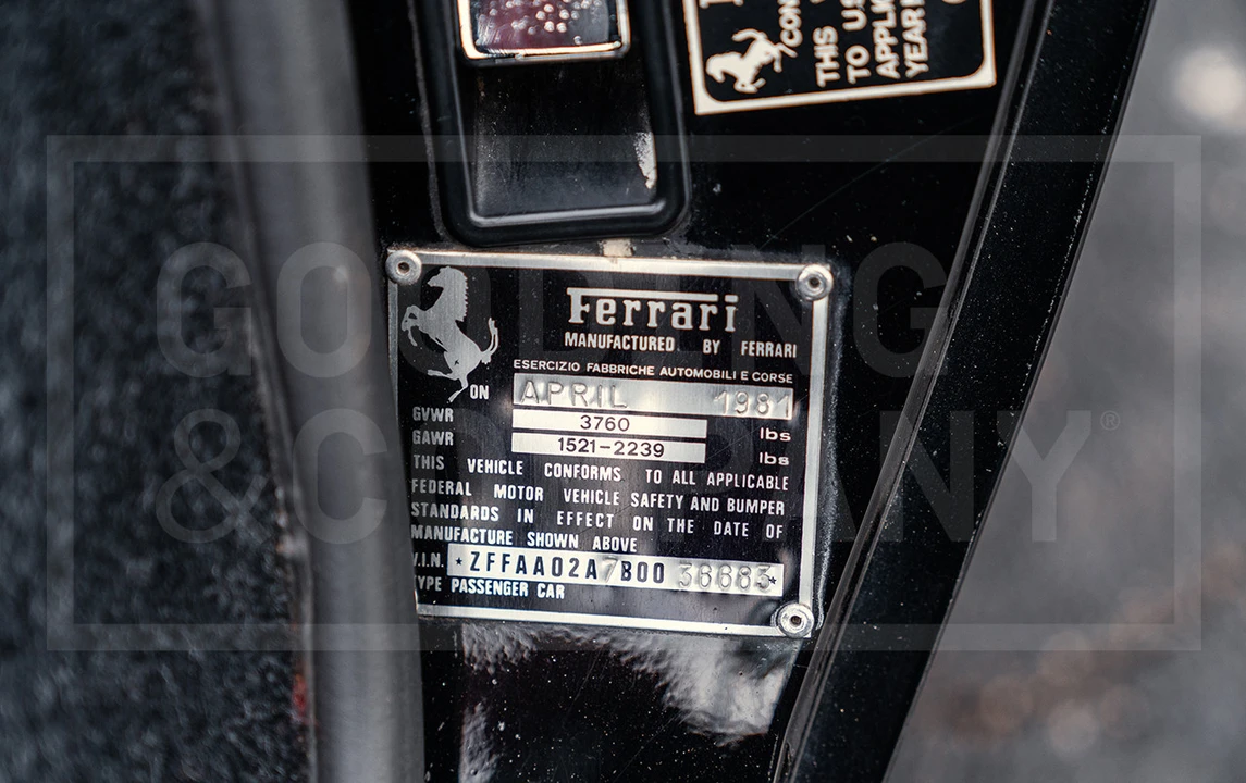 1981 Ferrari 308 GTS - Image 19 of 23