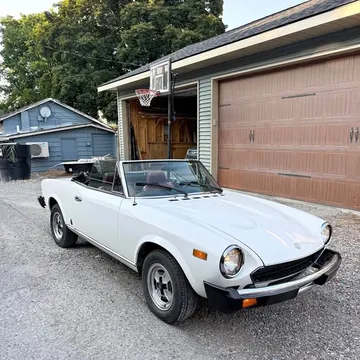 1981 Fiat 124 Spider Abarth Convertible 2D