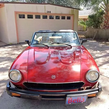 1981 Fiat 124 Spider Classica Convertible 2D