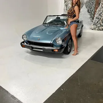1981 Fiat Spider Azzurro 2000 Turbo