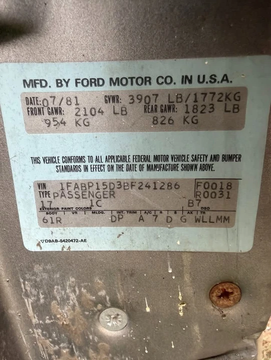1981 Ford Mustang 3rd Gen - Image 12 of 13