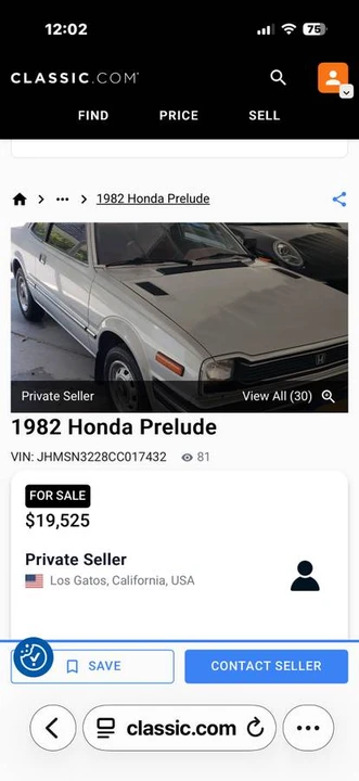 1981 Honda Prelude - Image 23 of 24