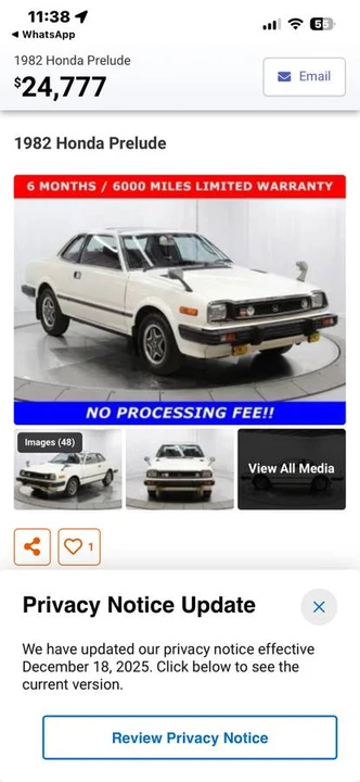 1981 Honda Prelude - Image 15 of 24