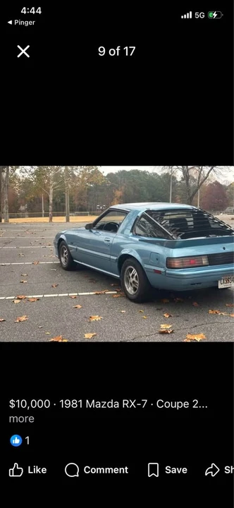 1981 Mazda RX-7 SA & FB - Image 8 of 15