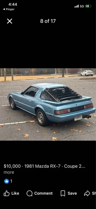 1981 Mazda RX-7 SA & FB - Image 7 of 15