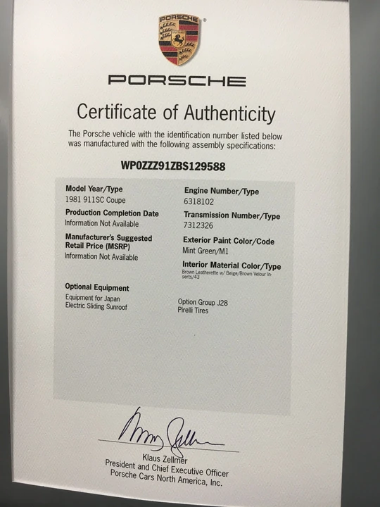 1981 Porsche 911 Carrera SC - Image 2 of 12
