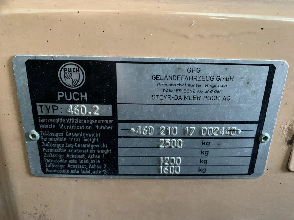 1981 Mercedes-Benz W460 G-Class - Image 25 of 31