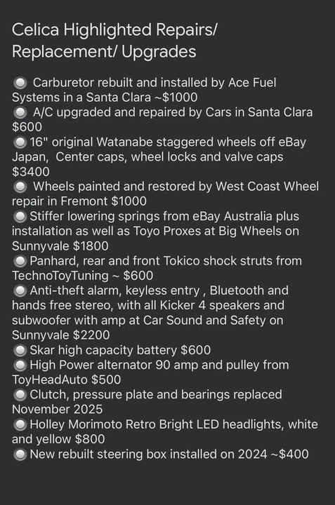 1981 Toyota Celica 2nd Gen - Image 17 of 19