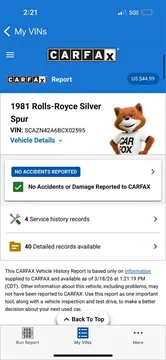 1981 Rolls-Royce Silver Spur