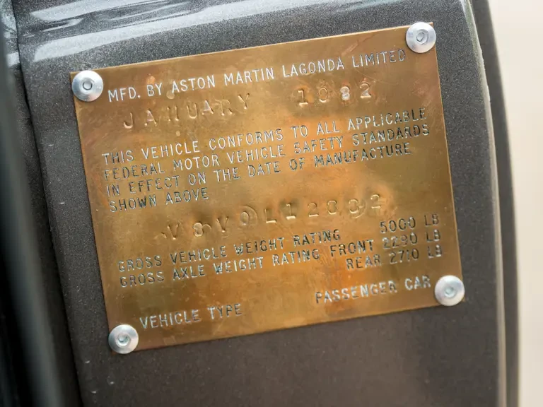 1982 Aston Martin DBS V8 & V8 & V8 Vantage - Image 19 of 22