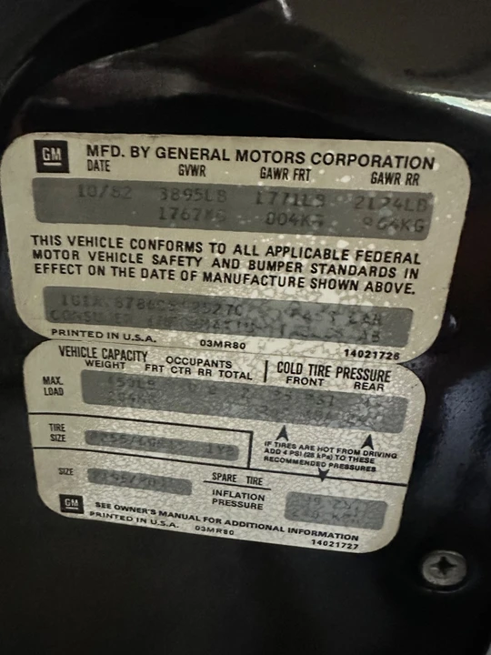 1982 Chevrolet Corvette C3 - Image 25 of 27