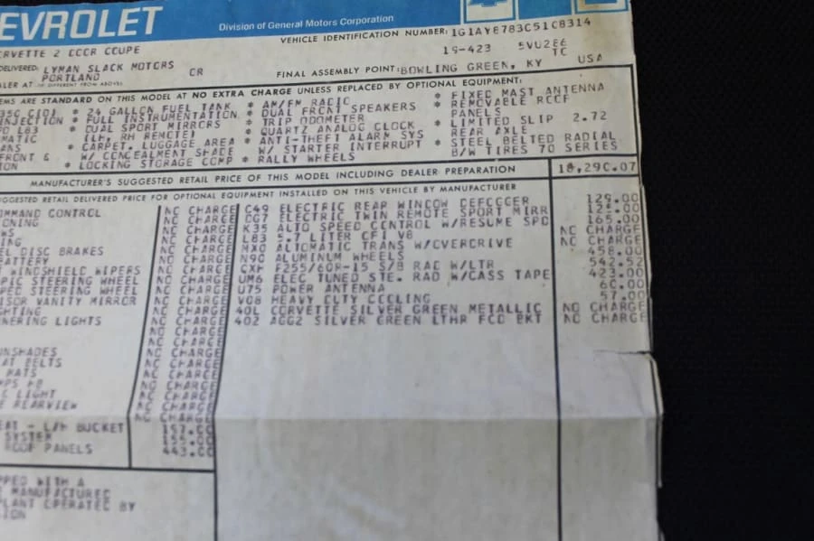 1982 Chevrolet Corvette C3 - Image 31 of 31