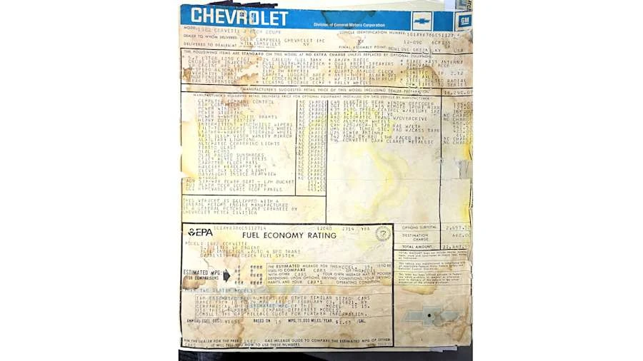 1982 Chevrolet Corvette C3 - Image 28 of 28
