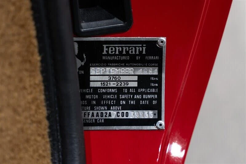 1982 Ferrari 308 GTS QV - Image 30 of 31