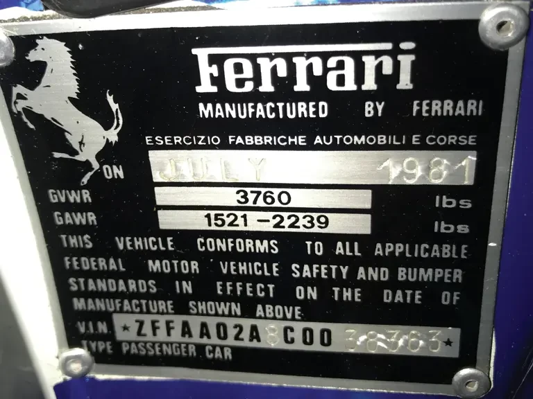 1982 Ferrari 308 GTS - Image 6 of 7