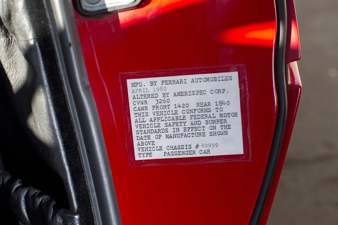 1982 Ferrari 512 BBi - Image 10 of 30