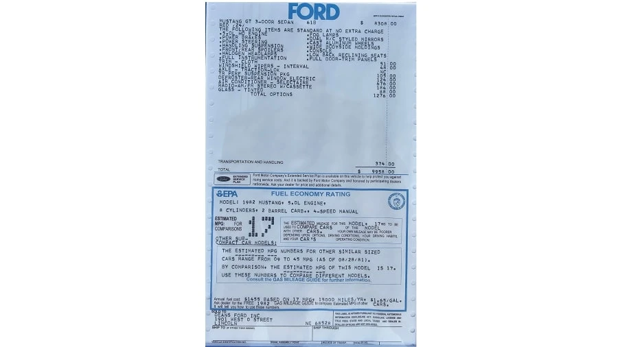 1982 Ford Mustang GT 3rd Gen - Image 24 of 24