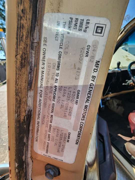 1982 GMC C/K 3rd Gen - Image 21 of 24