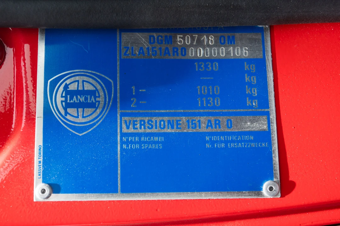 1982 Lancia - Image 11 of 31
