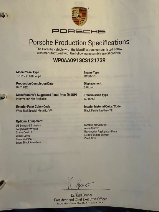 1982 Porsche 911 Carrera SC - Image 19 of 30