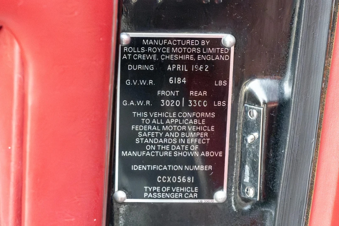 1982 Rolls-Royce Corniche Series I - Image 18 of 21