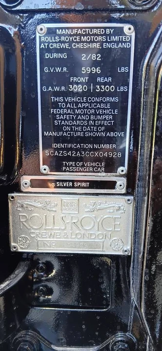 1982 Rolls-Royce Silver Spur & Spirit I - Image 13 of 24