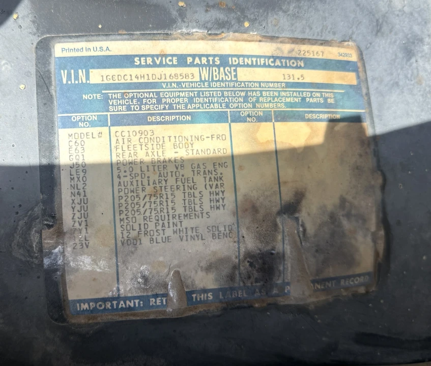 1983 Chevrolet C/K 3rd Gen - Image 17 of 23