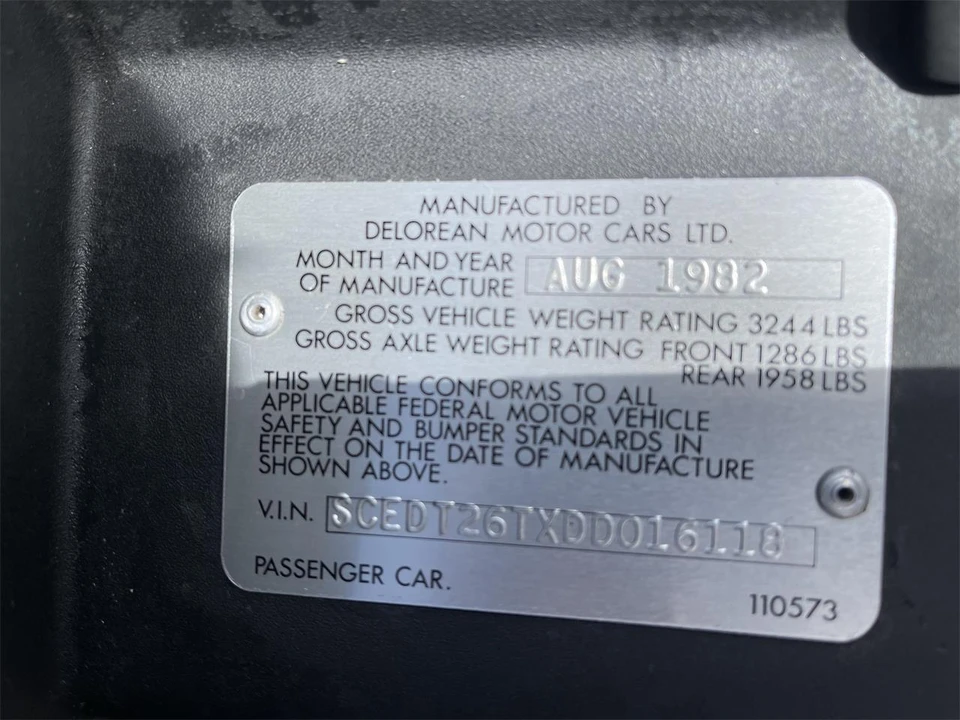 1983 DeLorean DMC-12 - Image 19 of 19