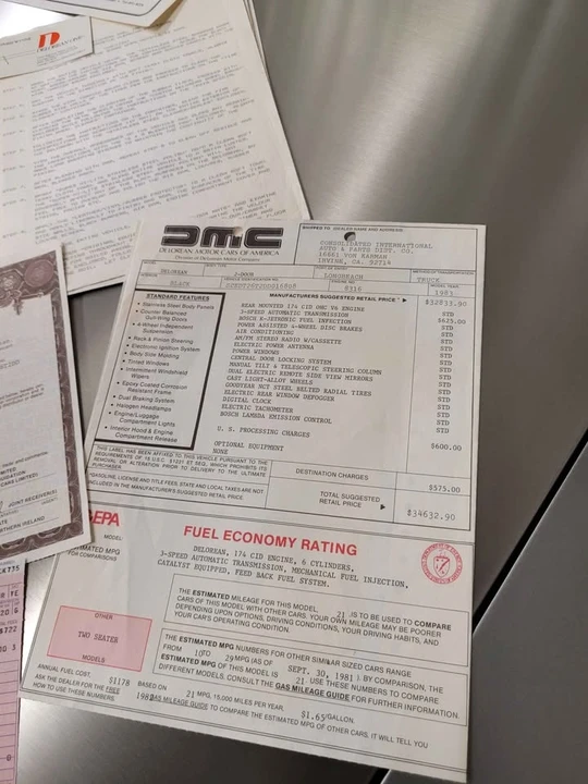 1983 DeLorean DMC-12 - Image 3 of 19