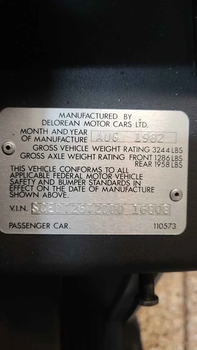 1983 DeLorean DMC-12 - Image 16 of 19